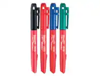 Total Tools Milwaukee 4 Pack Colour Fine Point Marker offer
