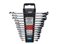TTi 13 Piece 120 Tooth Metric Ratcheting Spanner Set