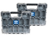 Total Tools HRD 12 Bin Stackable Organiser offer