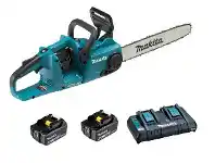 Total Tools Makita 36V (2x18V) Brushless 2x5.0Ah 400mm (16") Chainsaw Kit offer
