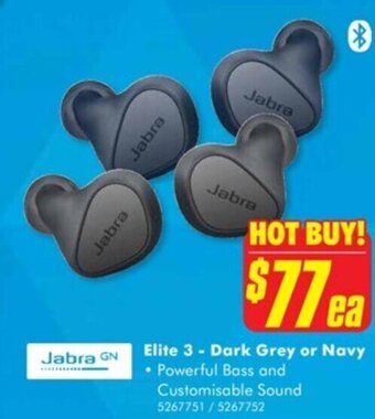 The Good Guys Elite 3 - Dark Grey or Navy offer