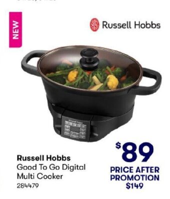 BIG W Russell Hobbs Good To Go Digital Multi Cooker 284479 offer