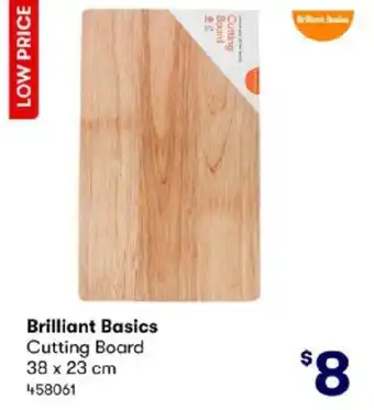 BIG W Brilliant Basics Cutting Board 38 x 23 cm 458061 offer