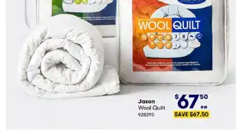 BIG W Jason Wool Quilt 928295 offer
