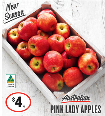 IGA Australian PINK LADY APPLES offer