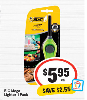 IGA BIC Mega Lighter 1 Pack offer