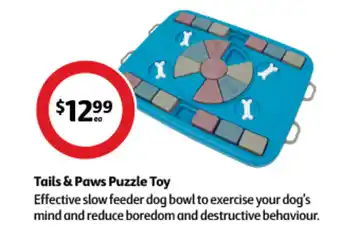Coles Tails & Paws Puzzle Toy offer