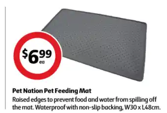 Coles Pet Nation Pet Feeding Mat offer