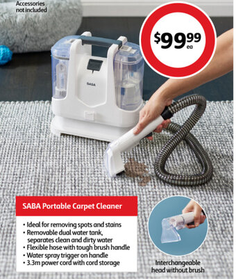 Coles SABA Portable Carpet Cleaner offer