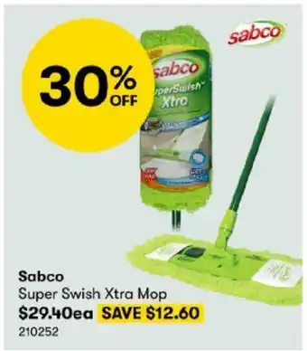 BIG W Sabco Super Swish Xtra Mop offer