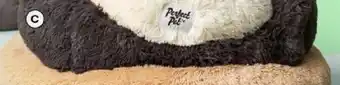 BIG W Tails Rectangle Fluffy Pet Bed Medium Charcoal 76x61 offer