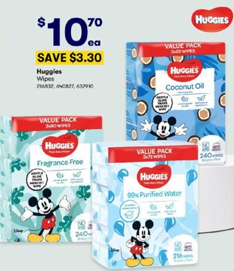 BIG W Huggies Wipes offer