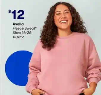 BIG W Avella Fleece Sweat* offer