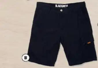 BIG W Blacksmith Men's Cargo Shorts Navy Sizes 82-107 offer