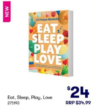 BIG W Eat, Sleep, Play, Love offer
