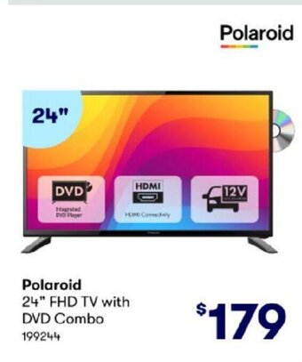 BIG W Polaroid 24" FHD TV with DVD Combo 199244 offer