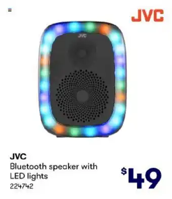 BIG W JVC Bluetooth speaker with LED lights offer