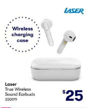 BIG W Laser True Wireless Sound Earbuds offer