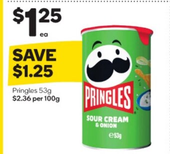 Woolworths Pringles 53g offer