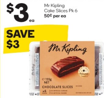 Woolworths Mr Kipling Cake Slices Pk 6 offer