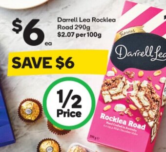 Woolworths Darrell Lea Rocklea Road 290g offer