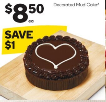 Woolworths Decorated Mud Cake offer