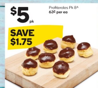 Woolworths Profiteroles Pk 8 offer