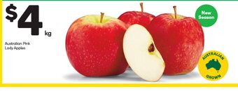 Woolworths Australian Pink Lady Apples offer