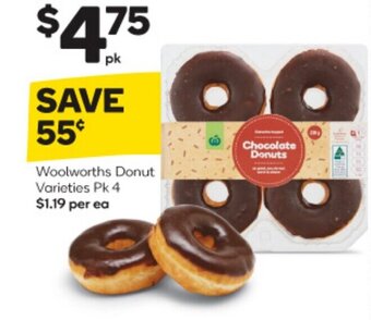 Woolworths Woolworths Donut Varieties offer