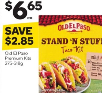 Woolworths Old El Paso Premium Kits 275-518g offer