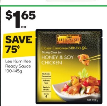 Woolworths Lee Kum Kee Ready Sauce 100-145g offer