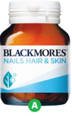 Blackmores Nails Hair & Skin Beauty Vitamin Tablets Pk 60