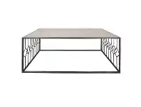 LivingStyles Eros Wood Topped Metal Coffee Table, 112cm offer