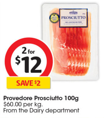 Coles Provedore Prosciutto 100g offer