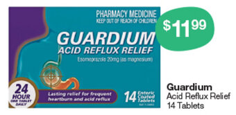 Pharmacy Best Buys Guardium Acid Reflux Relief 14 Tablets offer