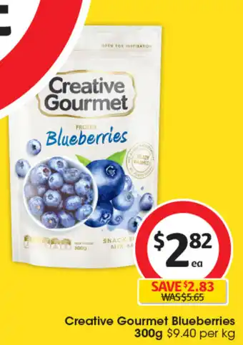 Coles Creative Gourmet Blueberries 300g offer
