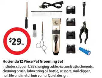 Coles Hacienda 12 Piece Pet Grooming Set offer