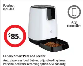 Coles Lenoxx Smart Pet Food Feeder offer