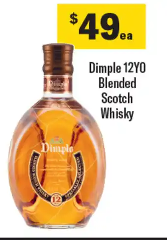 Coles Dimple 12YO Blended Scotch offer