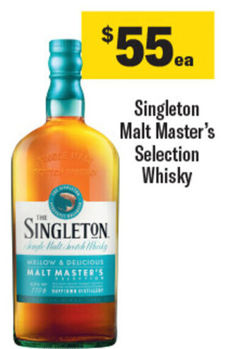 Coles Singleton Malt Master's Selection Whisky offer
