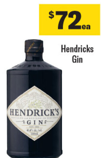 Coles Hendricks Gin offer