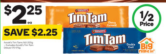 Woolworths Arnott's Tim Tams 160-200g offer