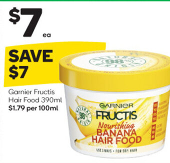 Woolworths Garnier Fructis Hair Food 390ml offer