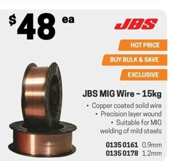 JBS MIG Wire - 15kg