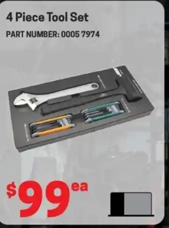 Blackwoods 4 Piece Tool Set PART NUMBER: 0005 7974 offer