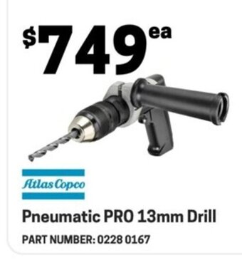 Blackwoods Pneumatic PRO 13mm Drill PART NUMBER: 0228 0167 offer
