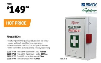 Blackwoods First Aid Kits offer