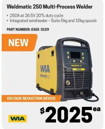 Blackwoods Weldmatic 250 Multi-Process Welder offer