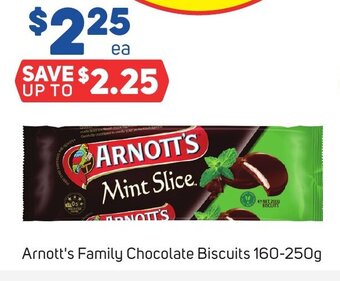 Foodland Arnott's Family Chocolate Biscuits 160-250g offer