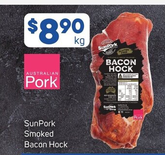 Foodland SunPork Smoked Bacon Hock offer